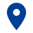 blue map pin icon