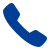 blue phone icon