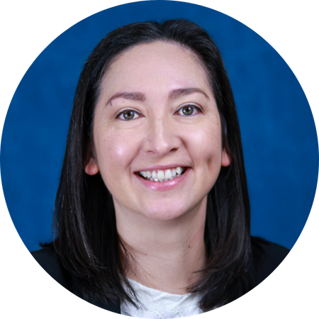 Circle frame headshot of Nurse Practitioner Rebecca Bannon